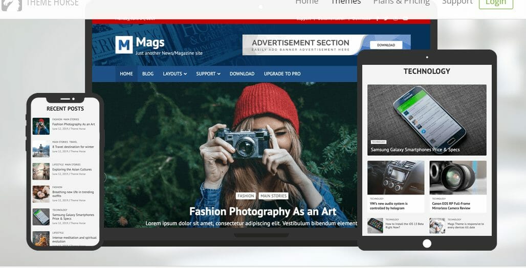 Mags- Best WordPress Photography Themes